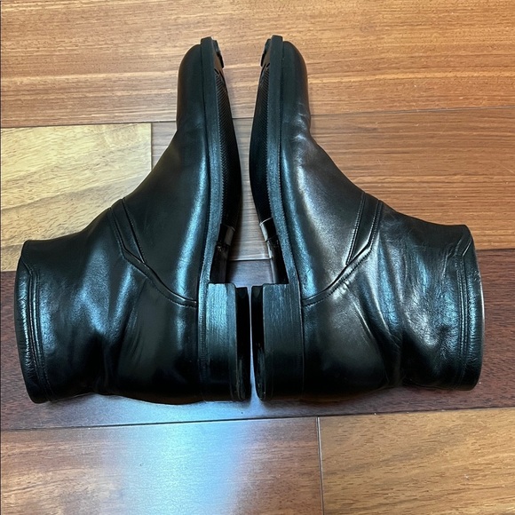 Enrico Bruno Black Leather Men\'s Boots Size 41 W Made in Italy